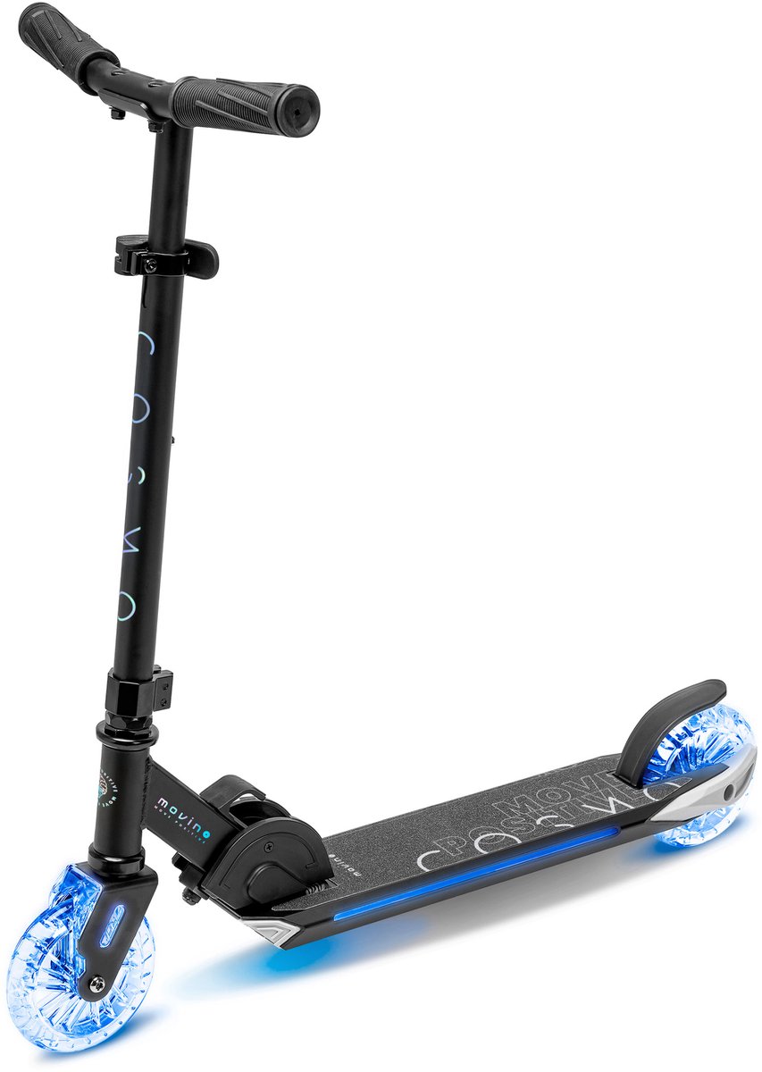 Movino Cosmo2 - Step - voor Jongens en Meisjes - Draagkracht tot 100 kg - Kinderstepjes - Lagers ABEC-7 - Verlichte wielen en platform - Aluminium - Verstelbaar stuur Step kopen online