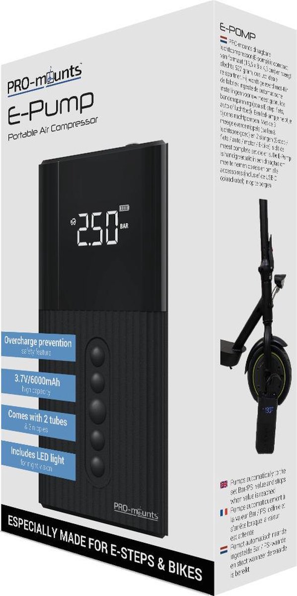 PRO-mounts E-Pump | Elektrische Pomp Buitenspeelvoertuigaccessoire kopen online