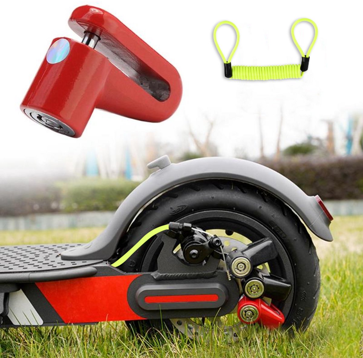 pro mounts e step schijfremslot met kabel