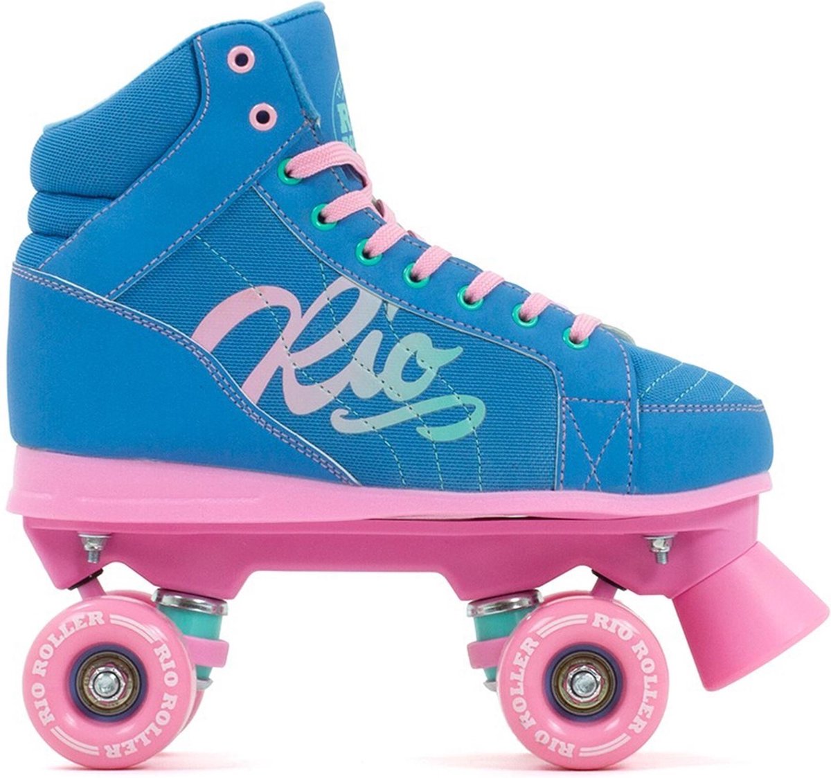 rio roller lumina rolschaatsen blauw roze maat 35 5