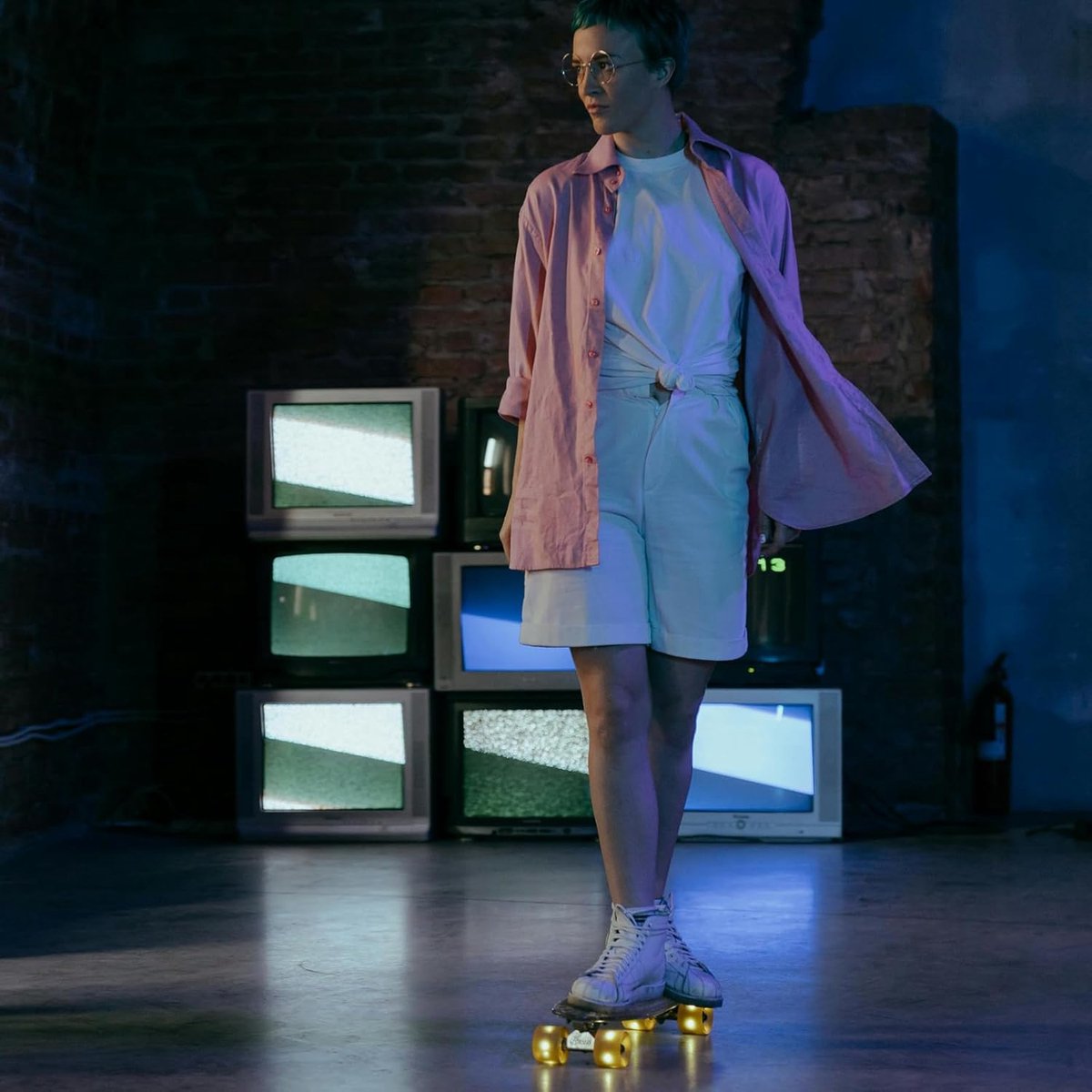 Rolschaats Wielen Set, 8 Pack 58mm 82A Light Up Skateboard Cruiser Wielen Set met Lagers Trucks Tool Kit voor Dubbele Rijschaatsen, Roze, Blauw, Groen Rolschaatsen kopen online