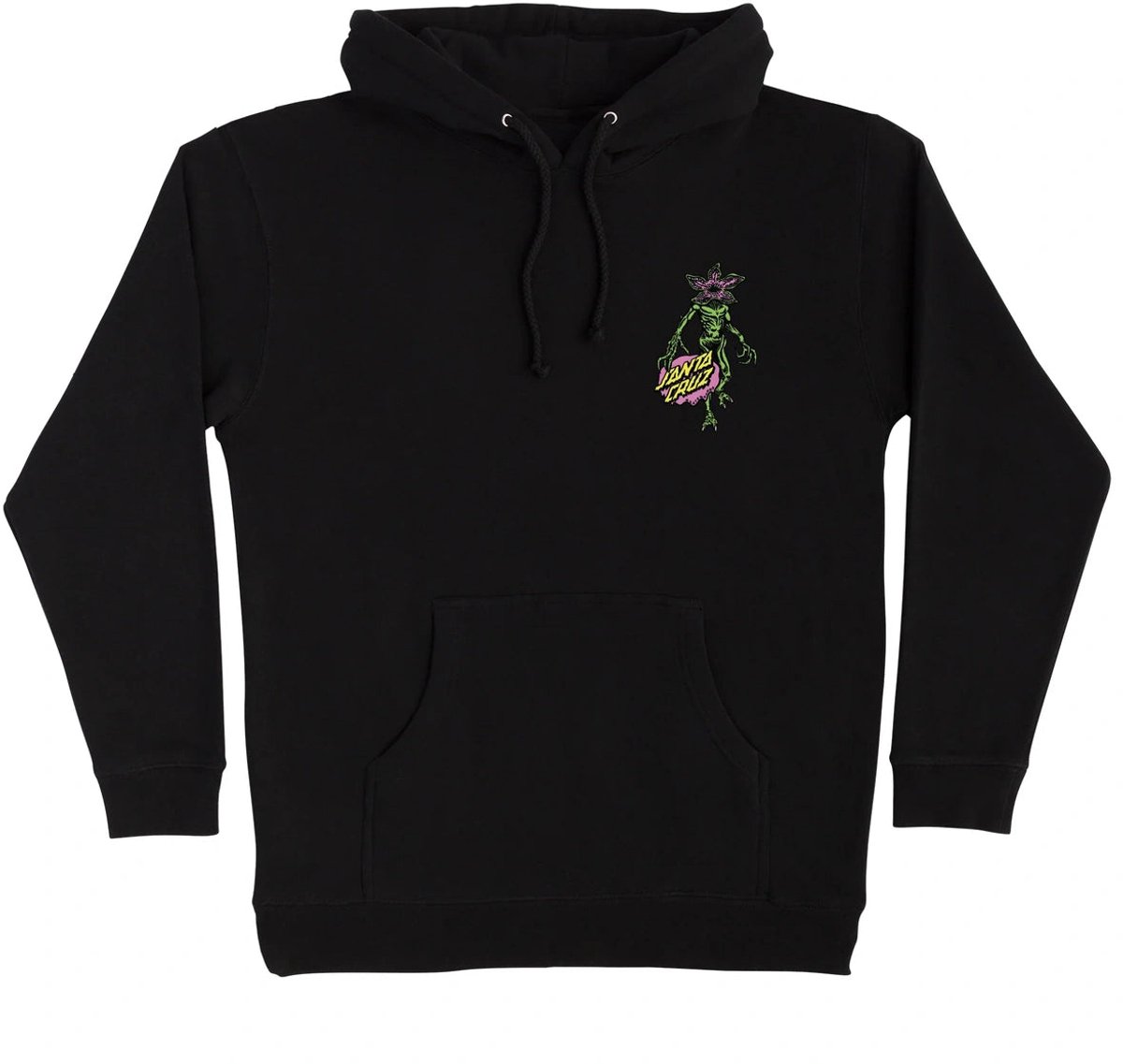 Santa Cruz - Stranger Things Demogorgon Dot Hoody - Black / L Skateonderdeel kopen online