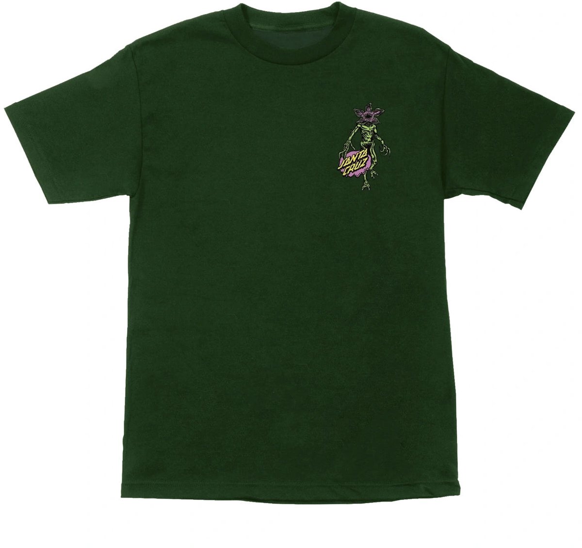 santa cruz stranger things demogorgon dot t shirt forest l