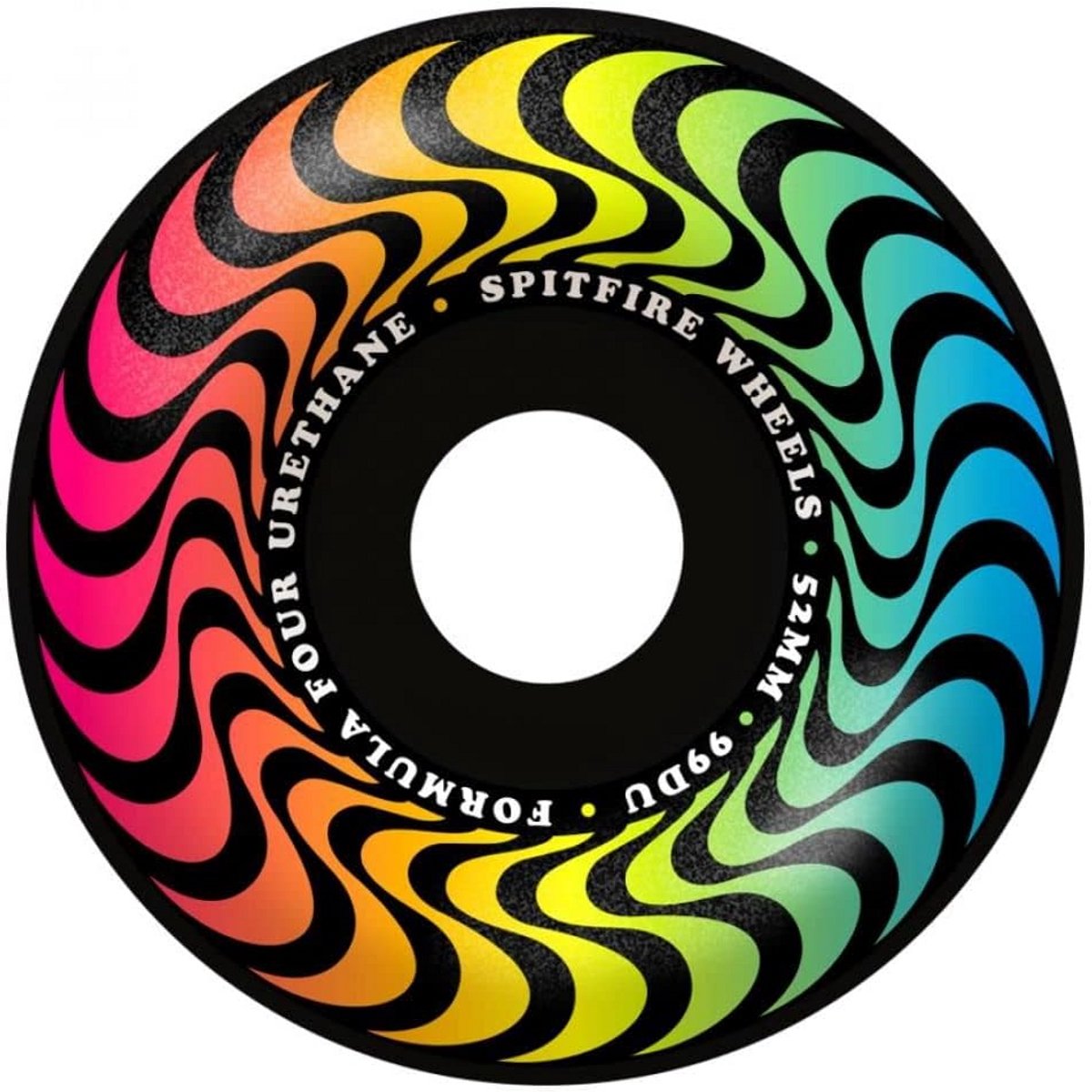 Set van 4 Skateboard Wielen 53mm 99DU voor Alle Terreinen Skateonderdeel kopen online