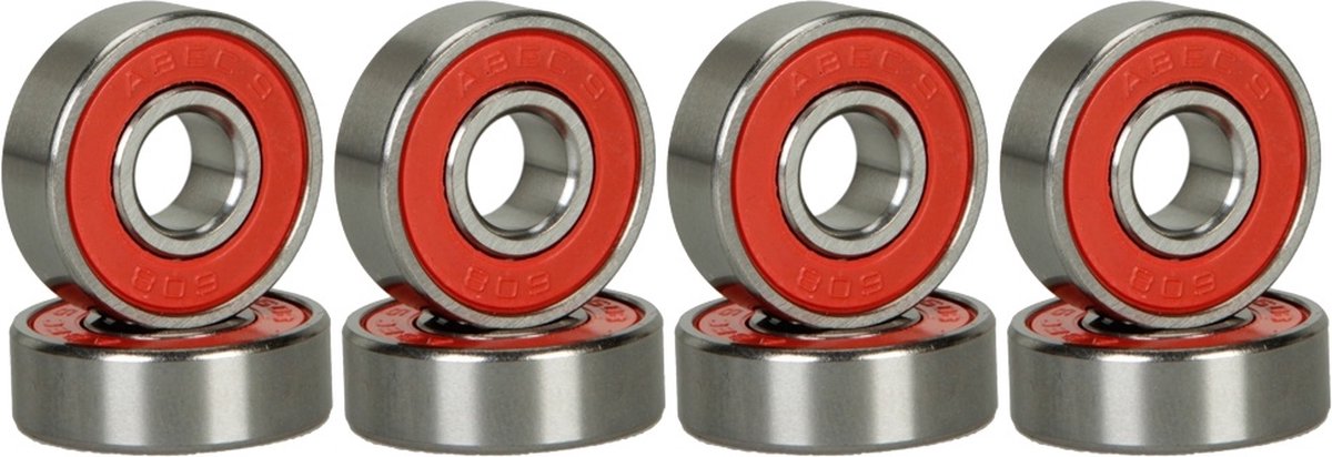 SSS Sig High-speed 9's - Chrome lagers voor stuntsteppen, skateboards - 8 stuks Longboard kopen online