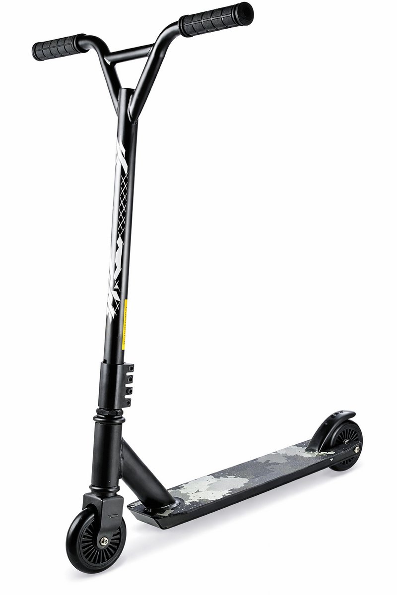 Stuntstep - 110 mm wielen - Aluminium - Step voor kinderen - Zwart Step kopen online