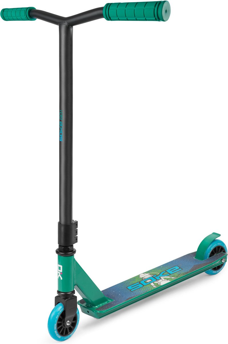 Stuntstep - groen blauw - SOKE GO! Step kopen online