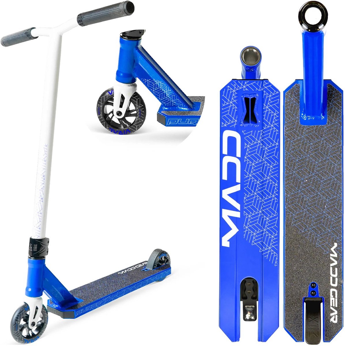 Stuntstep - Madd Gear Viral Purge Cobalt - Stuurhoogte 83 cm - Vanaf 8 jaar - 110mm wielen Step kopen online