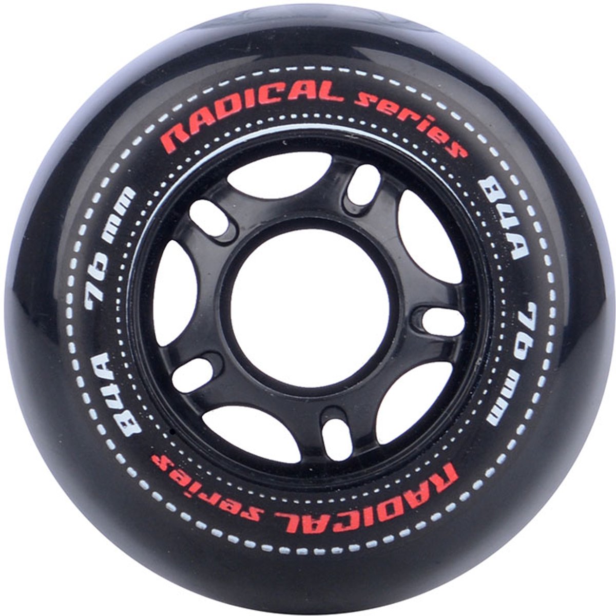 Tempish - Radical 84A - Wielen voor skeelers - 76mm - 4 stuks - Zwart Skateonderdeel kopen online
