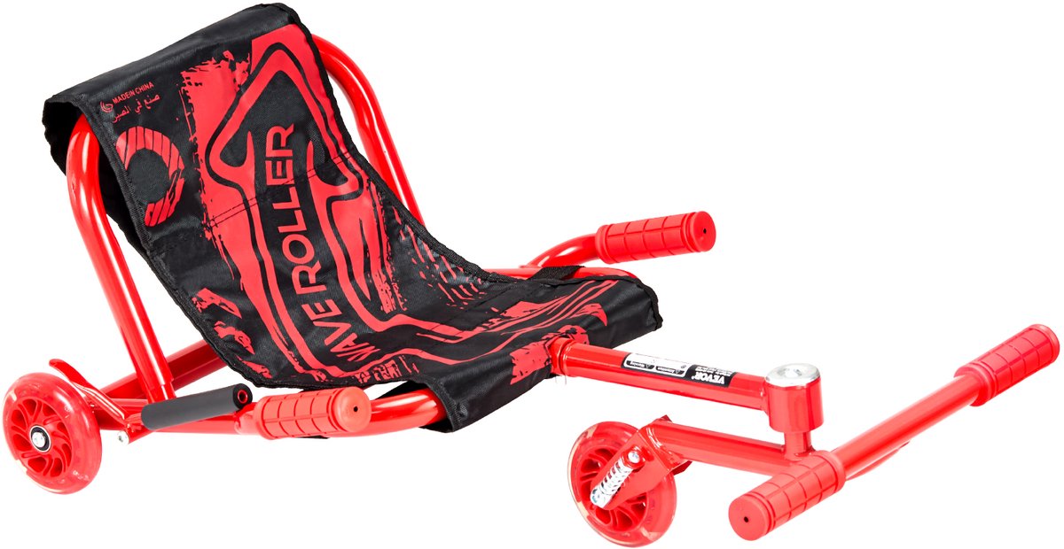 VEVOR Kindervoertuig Driewieler Drifter Trike Driewieler Scooter 106x52x43cm Rood Driewieler kopen online