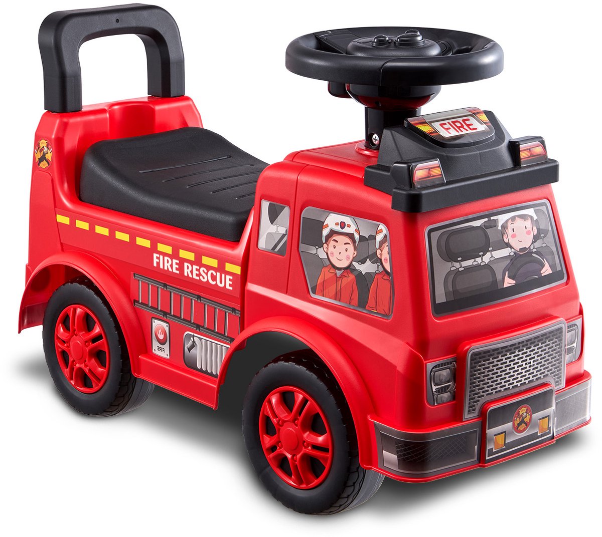 VEVOR Loopauto Kindervoertuig Loopauto Loopstoeltje Rood 52,5x22,5x37cm Loopauto kopen online
