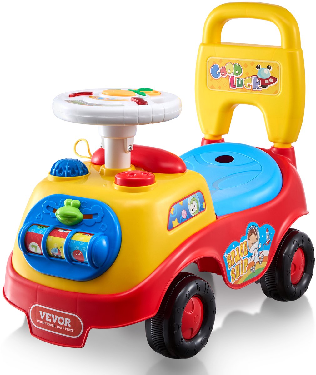 vevor loopauto kindervoertuig loophulp kinderauto pp 51x25x45cm