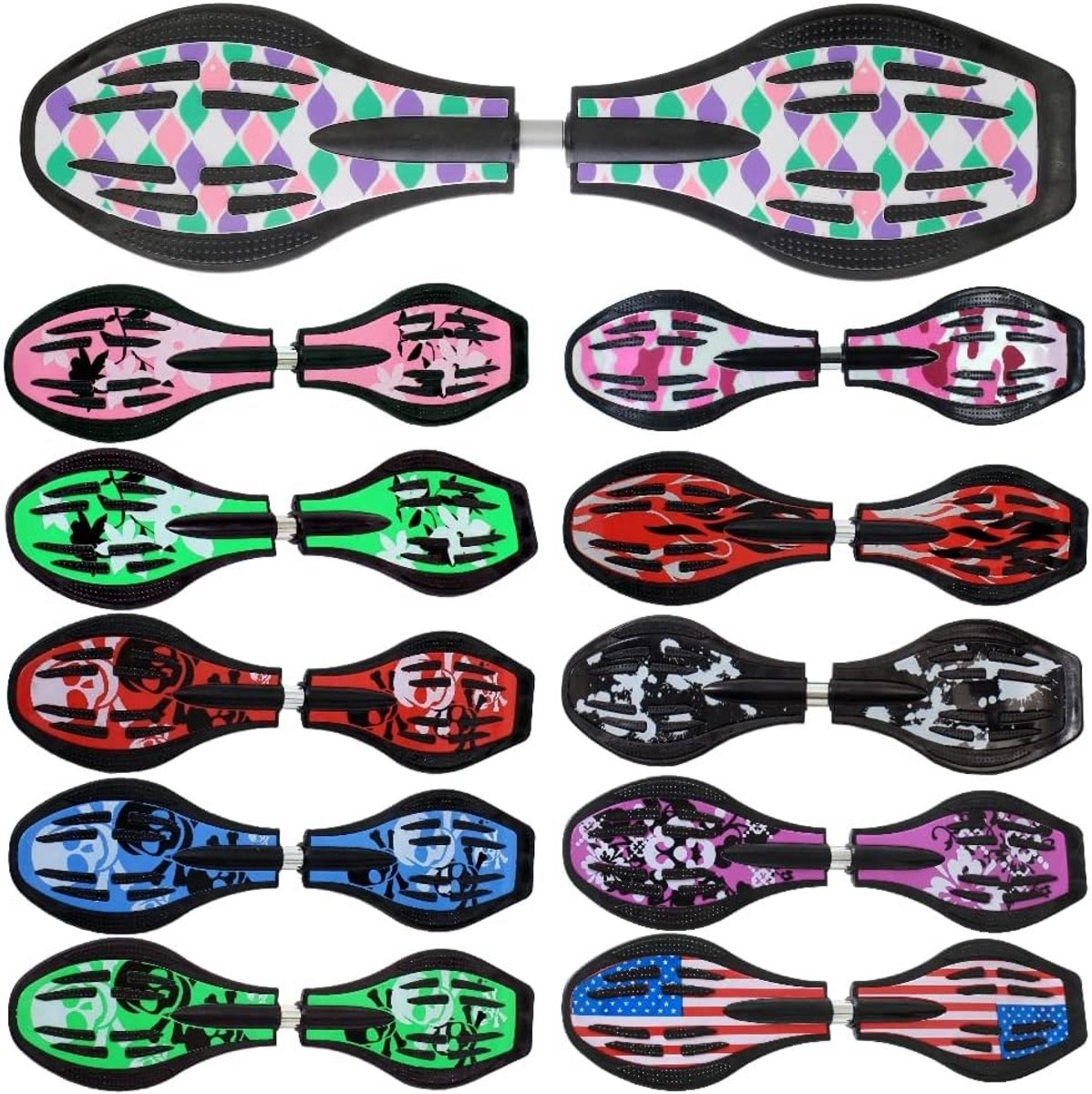 waveboard met led wielen en abec9 lagers tot 120 kg