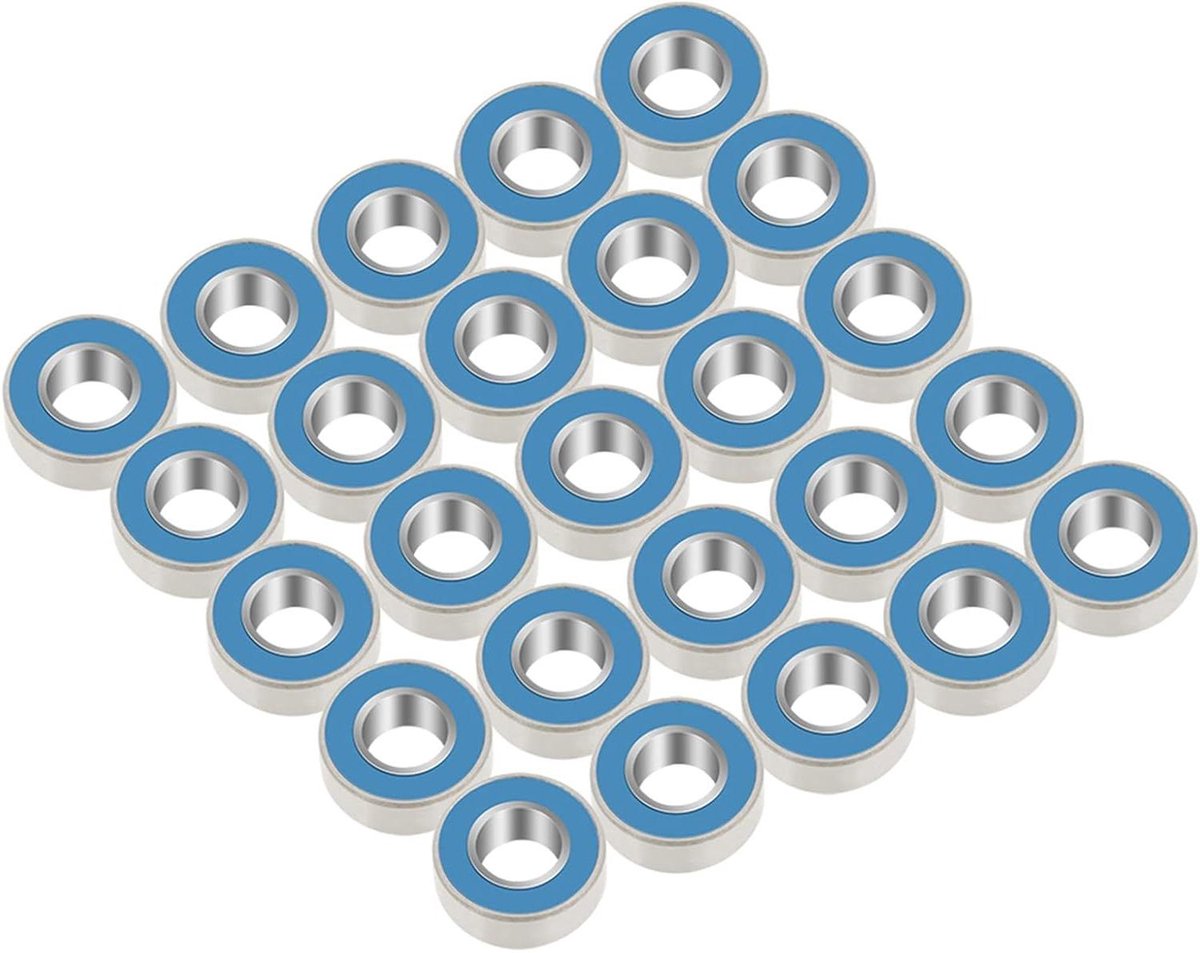 25 stuks Rubber Afgedichte Kogellagers 5x11x4mm voor Diverse Toepassingen - Duurzame Lagerelementen met MR115 - Afdichtingen - Hoge Kwaliteit Skateonderdeel kopen online