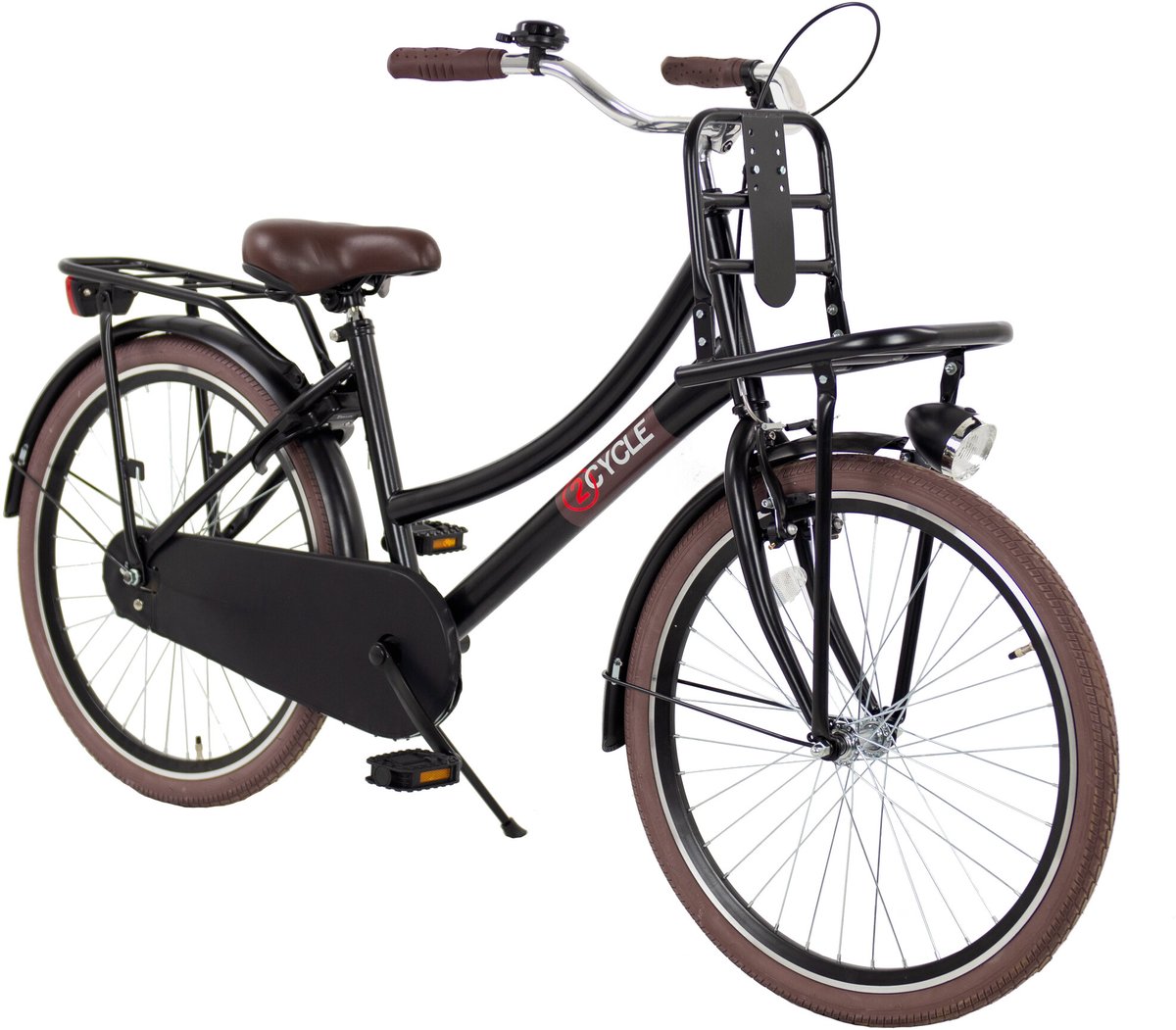 2Cycle Transportfiets kinderfiets 24 inch (8 tot 10 jaar) voor Meisjes Zwart Kinderfiets kopen online