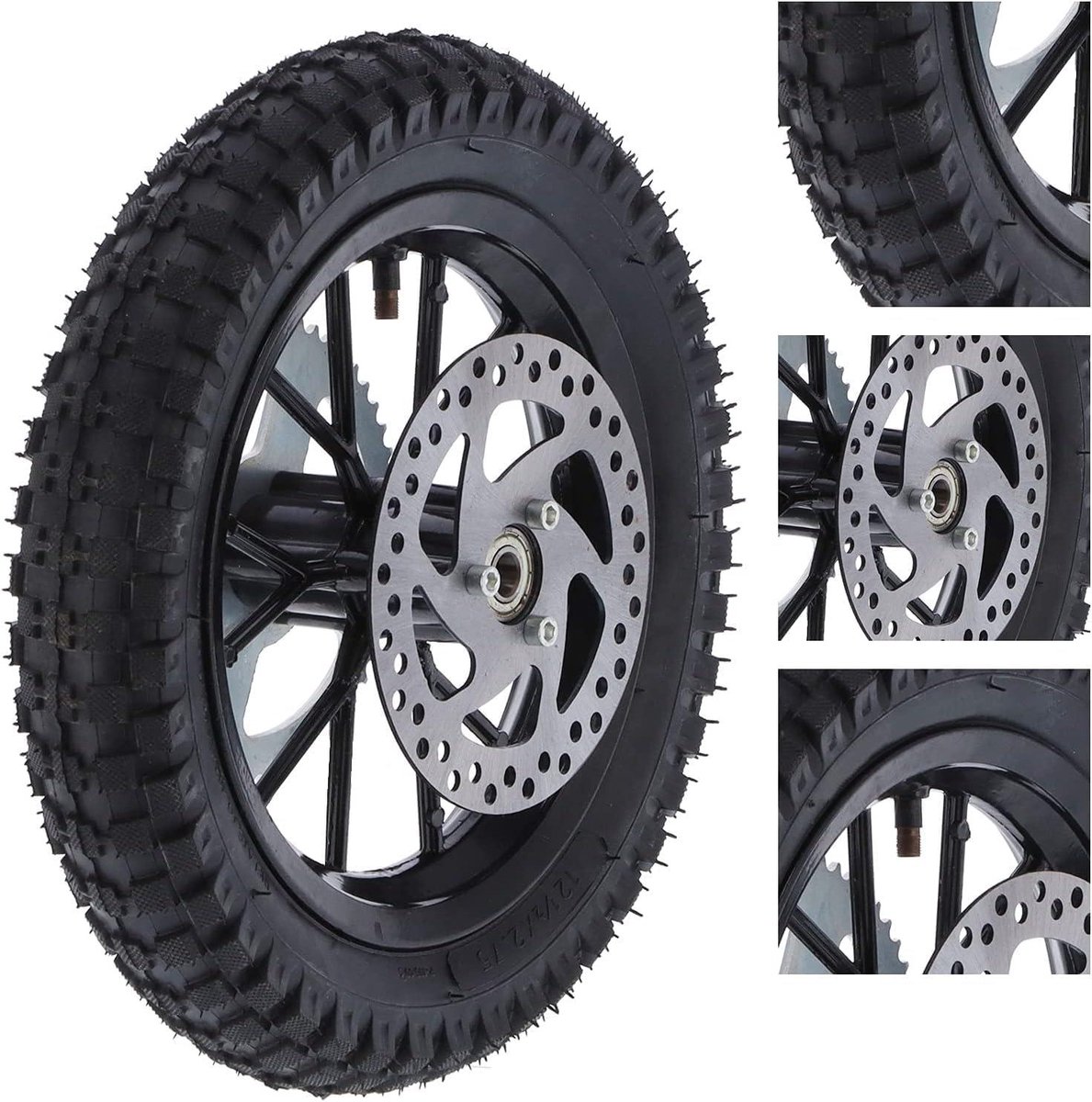 allecto achterwiel voor mini dirt bike rubberen antislip band 12 5 x 2 75 inch geschikt voor coolster 2 takt mini dirt bike qg 50