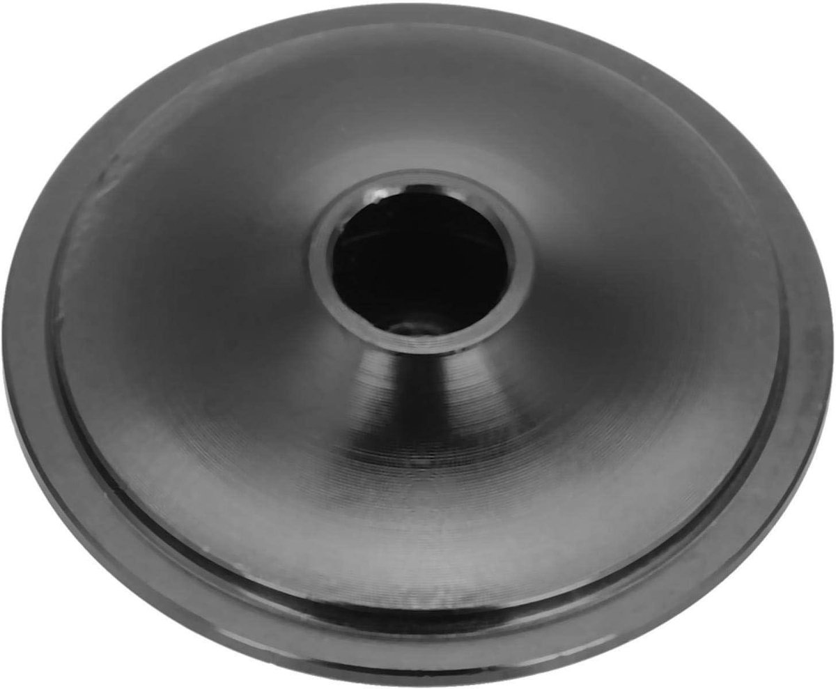 allecto fiets headset cap aluminiumlegering zwarte spin patroon hardware top cap fietsaccessoire geschikt voor fietsen zwart aluminium fiets hoofdonderdeel