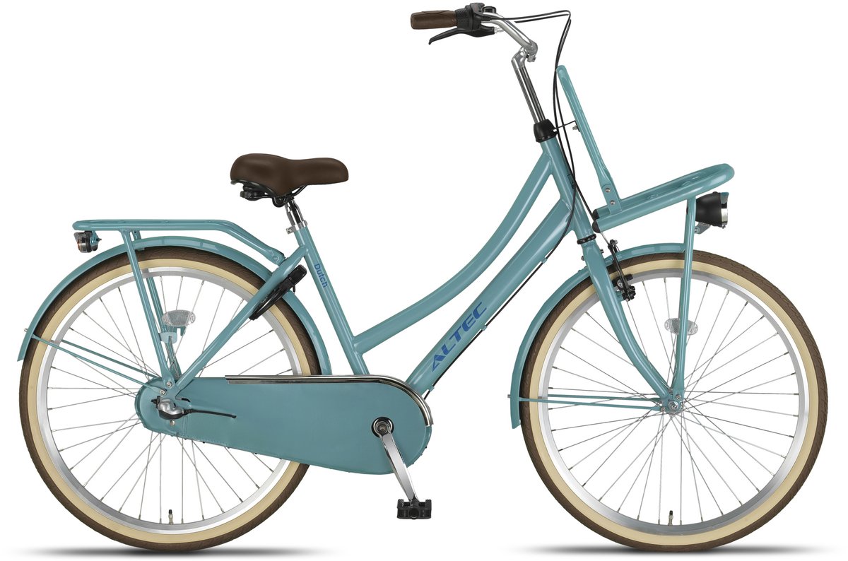 altec dutch transportfiets 26 inch meisjesfiets voor 10 tot 14 jaar 140 155 cm terugtraprem lichtblauw