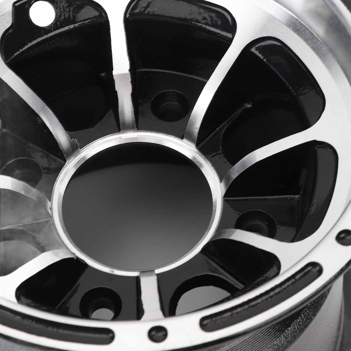 aluminiumlegering wiel 20 32 cm zwart voor go kart quad set van 4 achterwielen met 5 x 4 5 bouten patroon