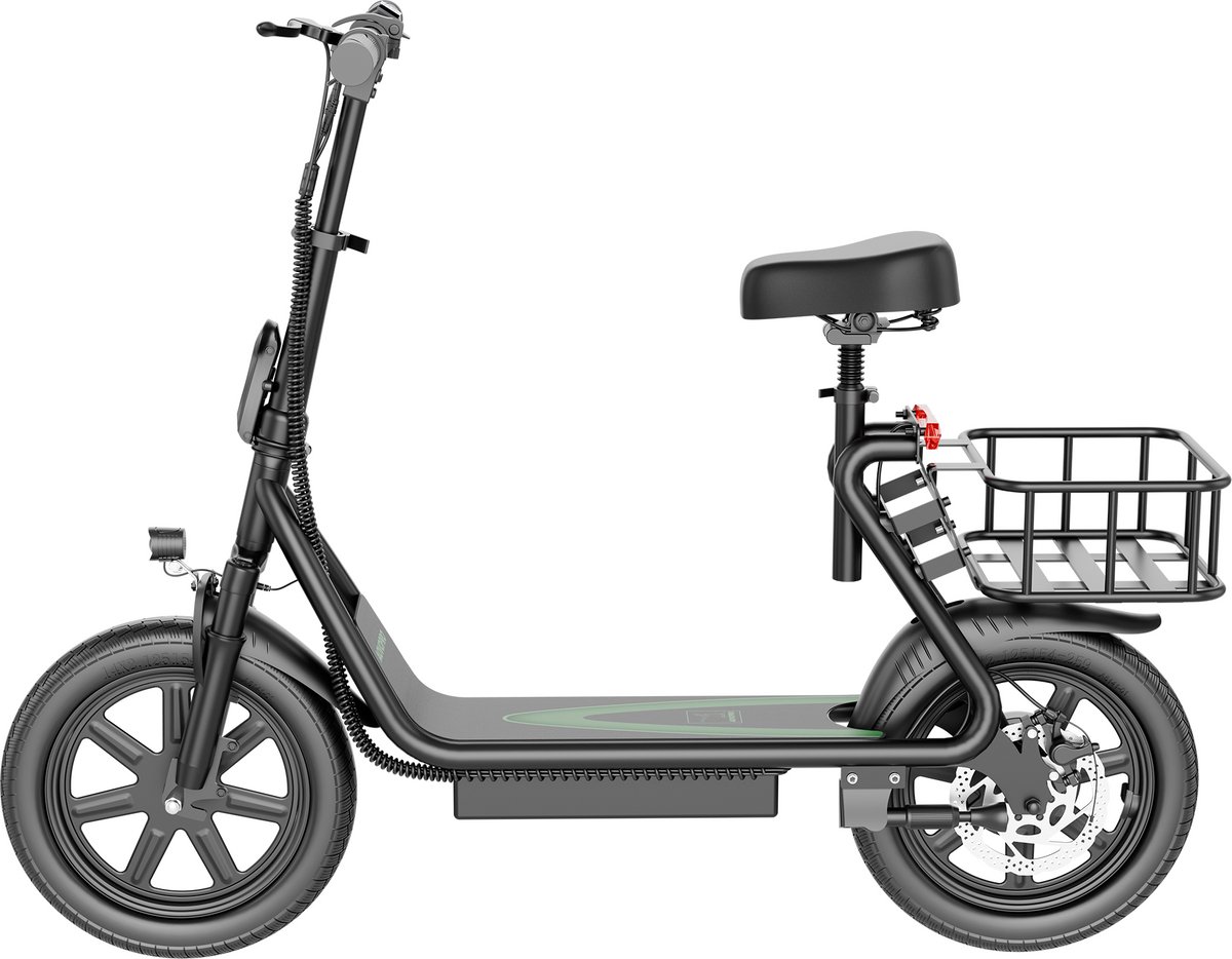 aovopro esbs elektrische step met zadel 48v 10 4ah 40 km 250w 25 km h voor volwassenen