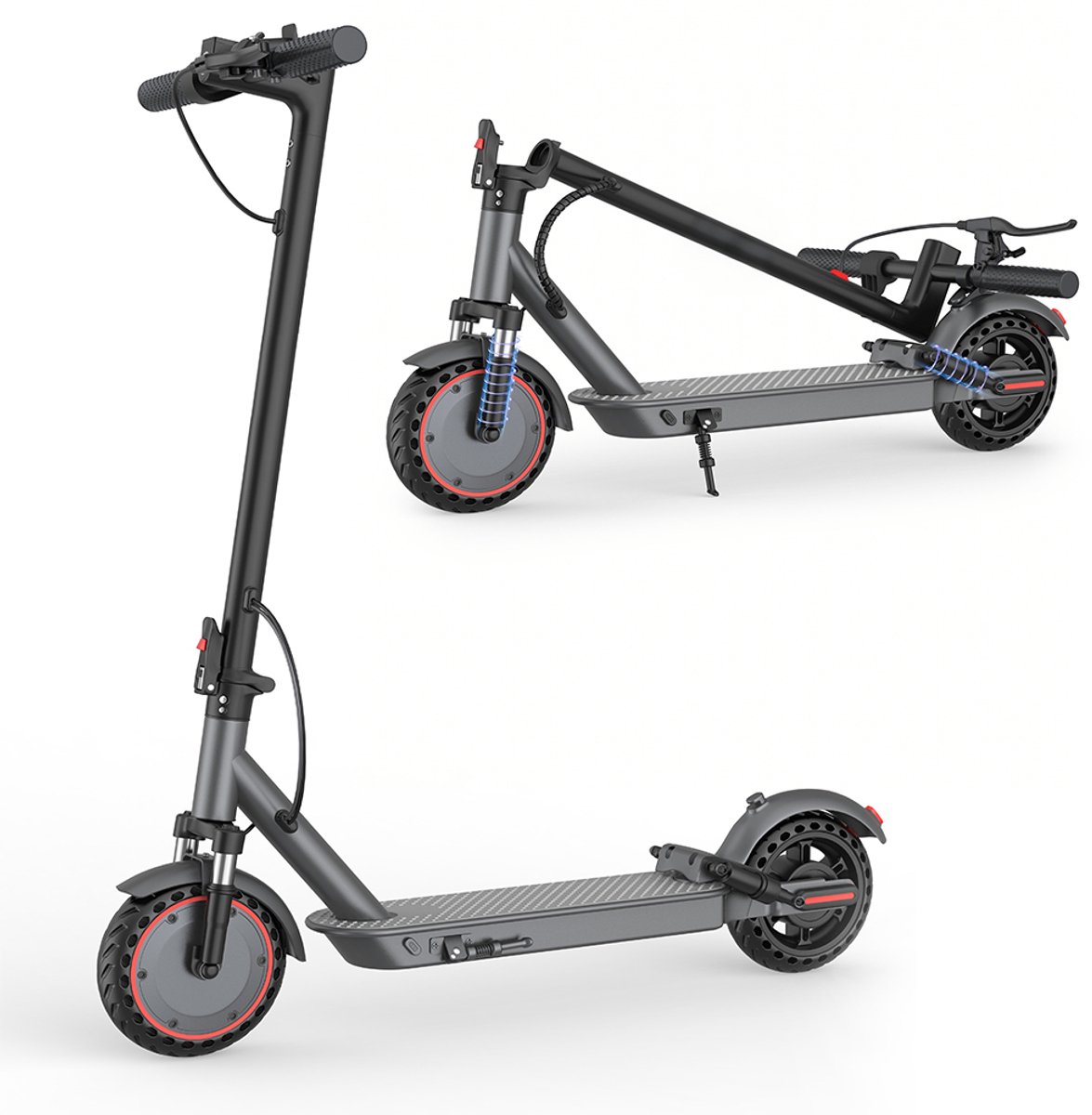 AOVOPRO LP10 Elektrische Step voor Volwassenen – 250W – 25 km/h – 42V10.5AH – 35 km – 10” Massieve Banden – 4 Snelheden – Dubbel Remsysteem – Stadsgebruik – Opvouwbaar Elektrische Step kopen online