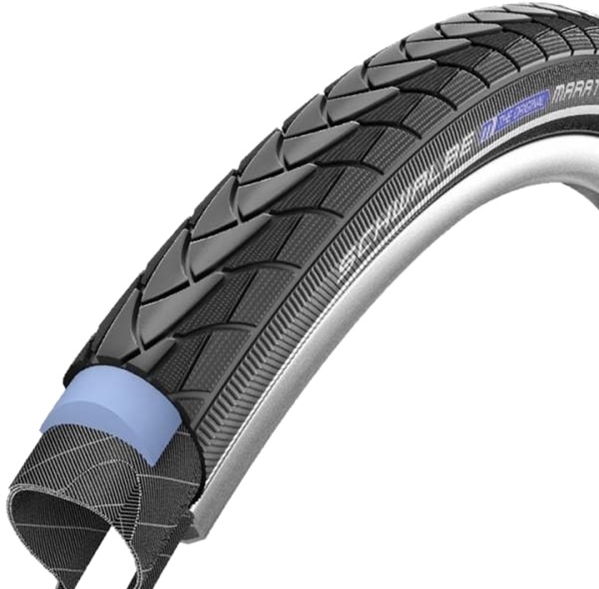 buitenband schwalbe marathon plus smartguard 28 x 1 00 25 622 mm zwart met reflectie