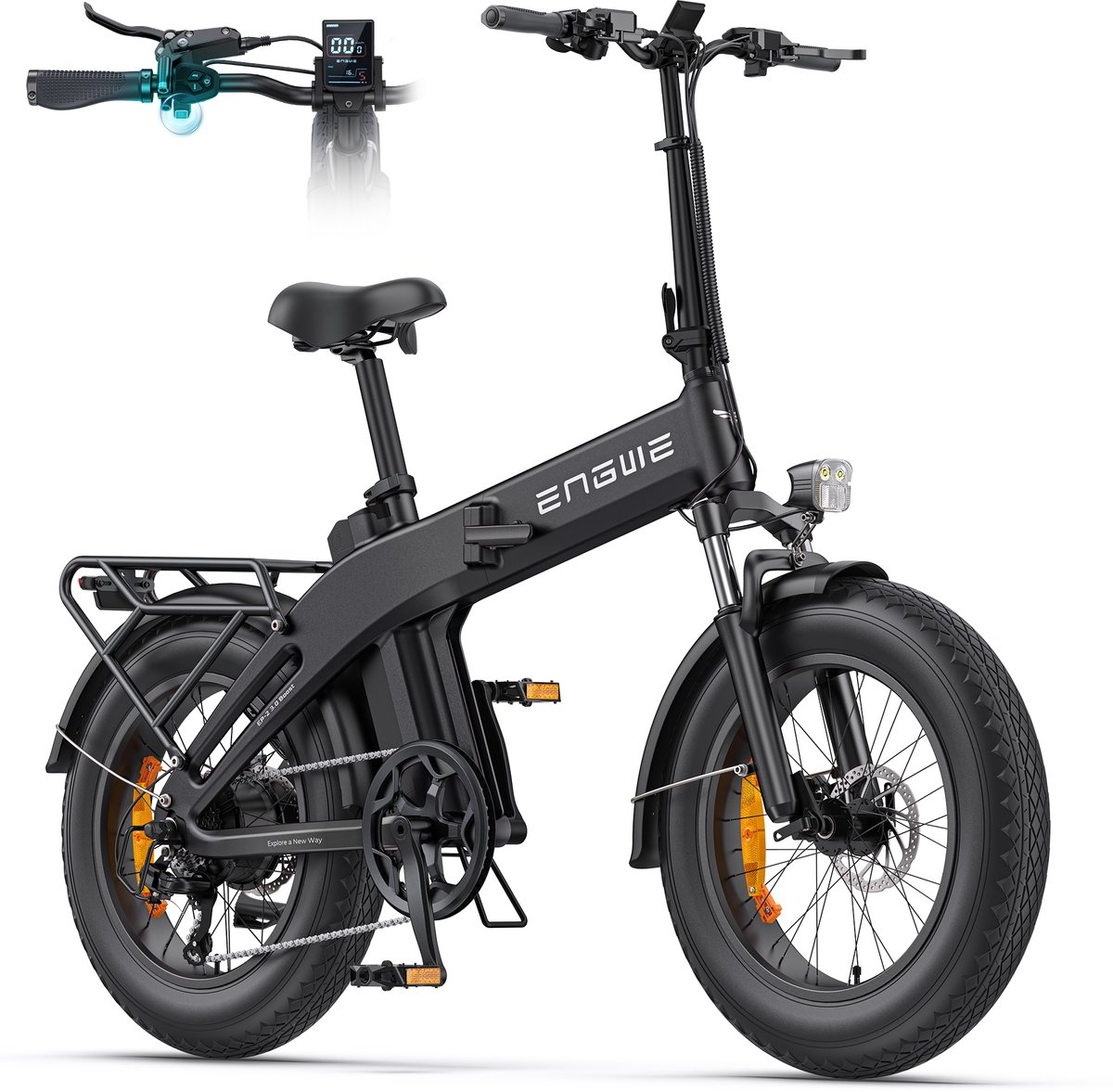 engwe ep 2 3 0 boost elektrische fiets actieradius 120km verwijderbare batterij 48v13 5ah 250w motor shimano 7 versnellingen hydraulische schijfrem fatbike zwart