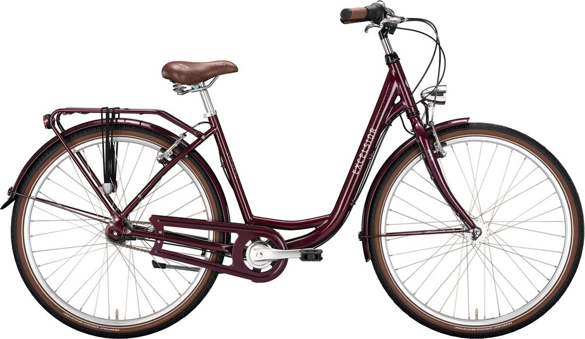 excelsior swan urban alu 3 speed deep wave violet