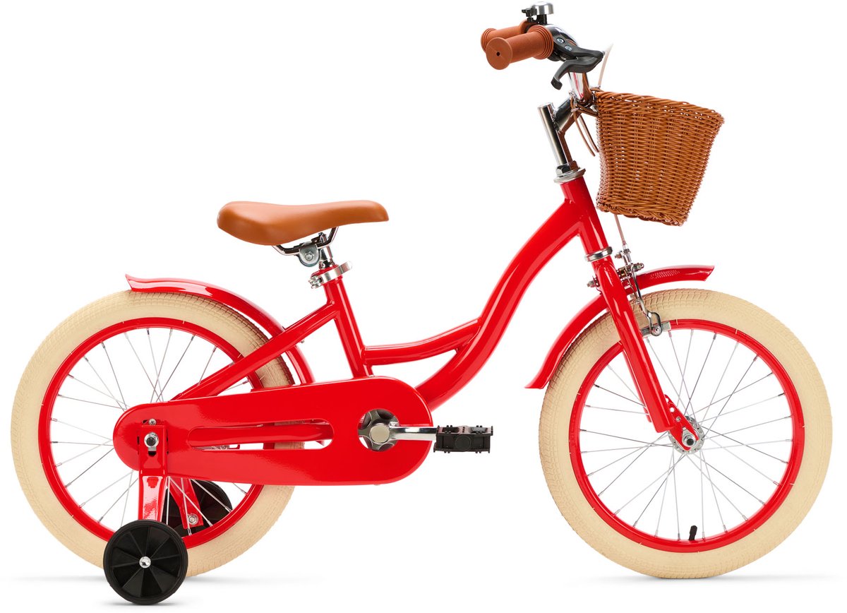 Generation Blanco 16 inch Rood – Kinderfiets met Mandje Kinderfiets kopen online