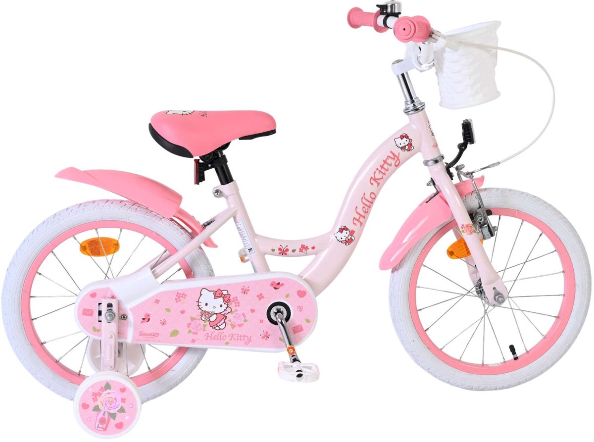 Hello Kitty Kinderfiets - Meisjes - 16 inch - Roze Kinderfiets kopen online