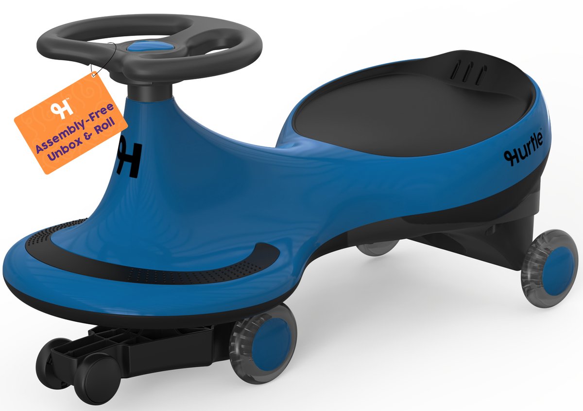 Hurtle Didicar - Wiggle Car - Ride On Auto voor Kinderen vanaf 2 Jaar - Zonder Pedalen of Batterijen - Blauw Loopauto kopen online