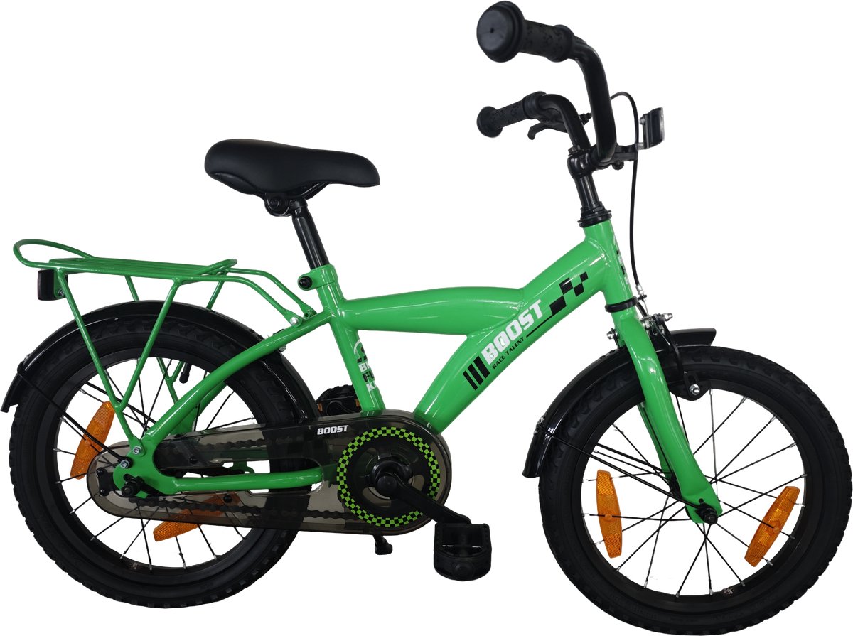 Kinderfiets Bikefun Boost 16 inch met remnaaf - Groen Kinderfiets kopen online