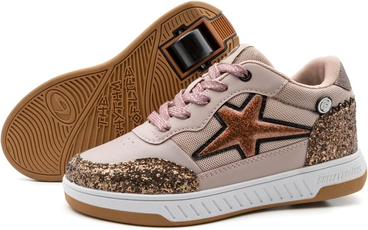 kindersneakers met wieltjes verander schoenen direct in rolschaatsen