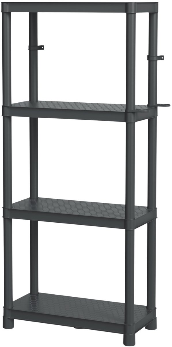 Kistenberg Stackaro Solid 60 - Rek - Wandrek - max. tot 185 kg - 4 planken - Wandmontage - KSS60L4HD-S411 Wandrek kopen online