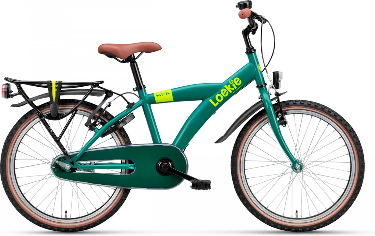 Loekie Booster Kinderfiets Gents 20" Green Kinderfiets kopen online