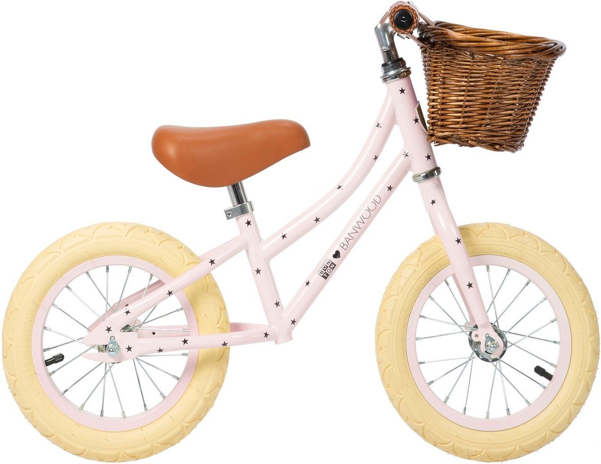 Loopfiets first go bonton-r pink - Banwood Loopfiets kopen online