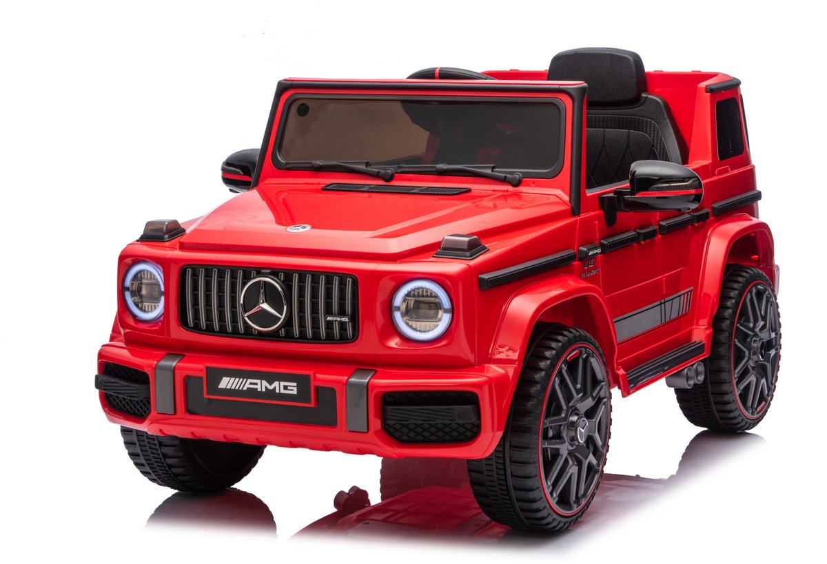 Mercedes G63 AMG - Elektrische Kinderauto - 12V - 1 tot 4 jaar - Rood Accuvoertuig kopen online