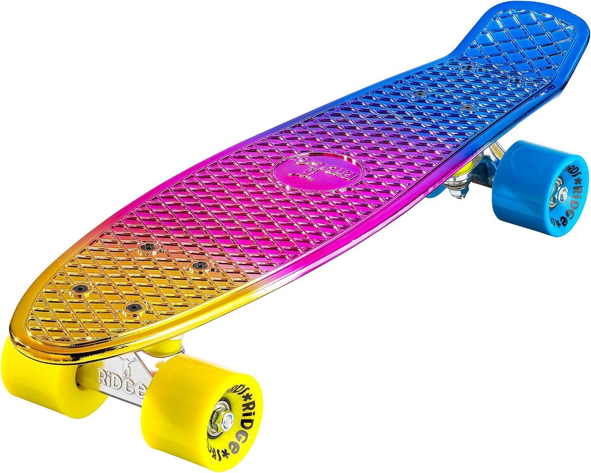 mini cruiser skateboard 22 inch neochrome compact en flexibel voor stad en campus