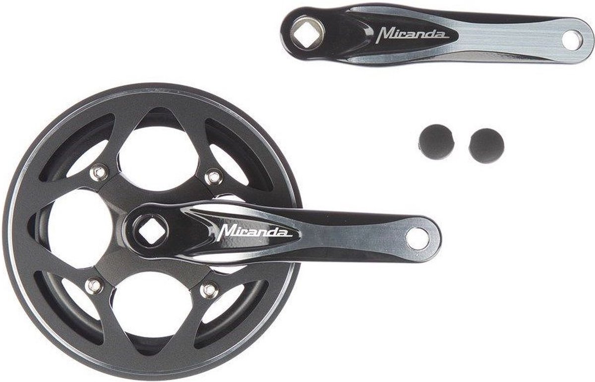 Miranda Alfa Crankstel 44t 3/32 Single Speed 170 Mm Zwart/zilver Fiets kopen online