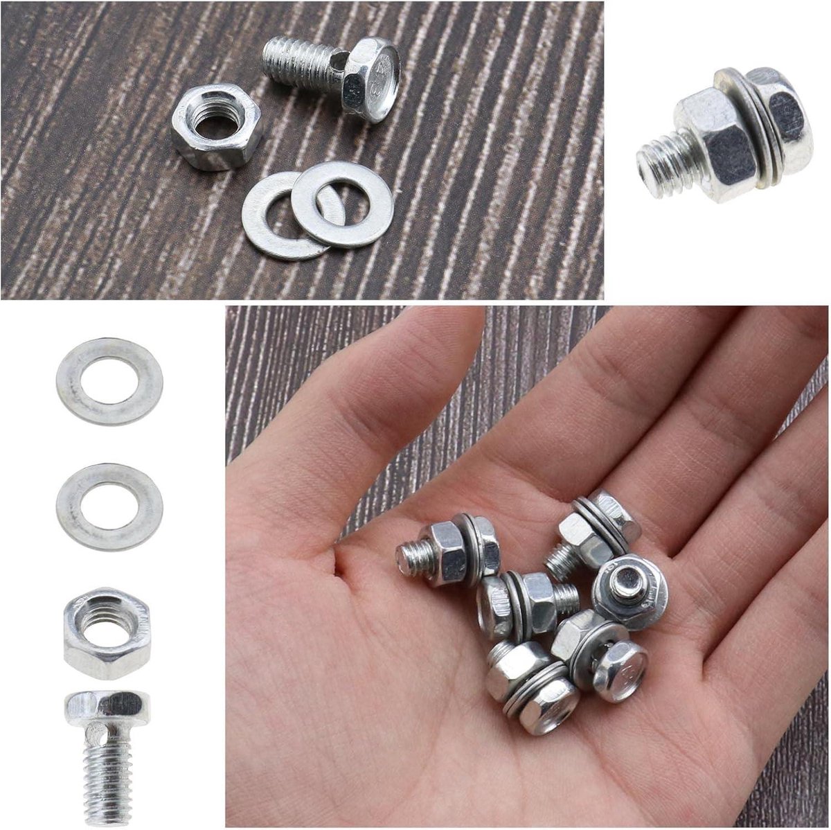 Ondersteuning Allecto fietsen - Fietskabel anker bouten - 20 stuks - BMX, Cross, Elektrische, Opvouwbaar, Hybrid, Kinder, Mountain, Race, Trekking - Fietsaccessoires - Ronde en zeskantige schroef Fiets kopen online