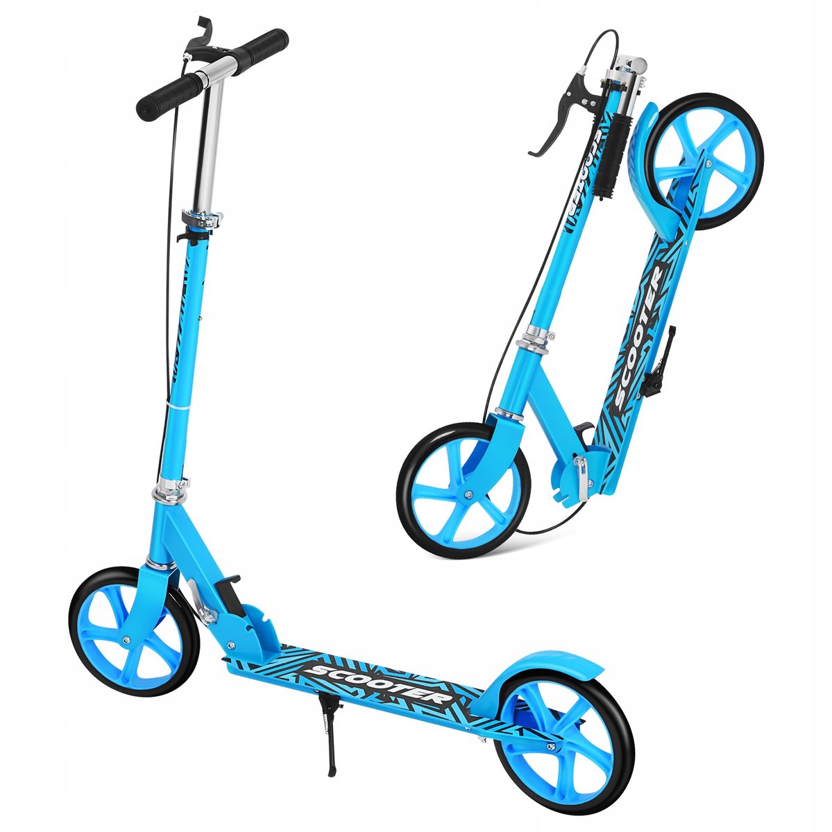 Opvouwbare Step voor Volwassenen & Tieners - Lichtgewicht - 200mm Wiel - Verstelbaar Stuur - Blauw Step kopen online