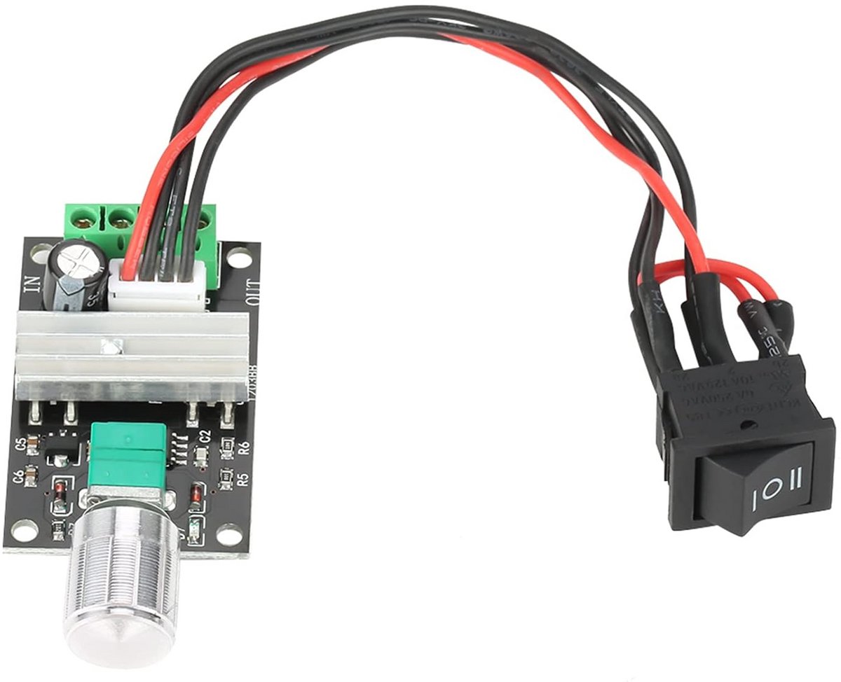 PWM DC Motor Snelheidsregelaar 6V-24V 3A met Richting Schakelaar Loopmotor kopen online