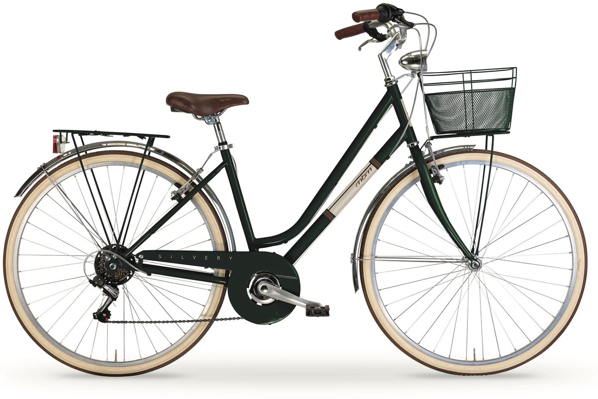 retrofiets new silvery 28 inch