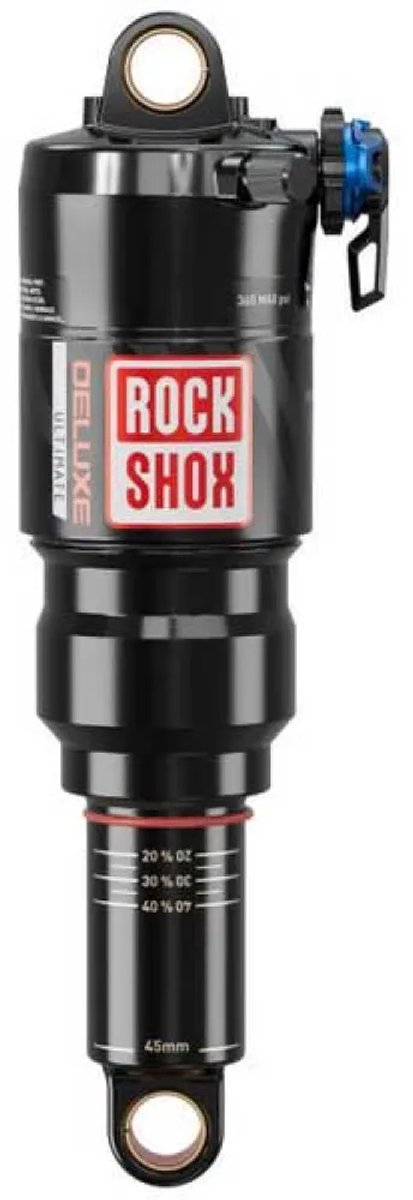 Rockshox Deluxe Ultimate Rct Standard/standard C2 Schokdemper Zilver 45 mm / 190 mm Voorvork kopen online