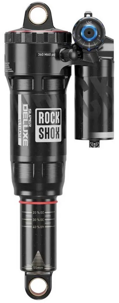 Rockshox Rs Super Deluxe Ultimate Rc2t Linear Xl Air Standard C2 Santa Cruz Bronson4/roubion4 2022+ Schokdemper Zilver 60 mm / 230 mm Voorvork kopen online