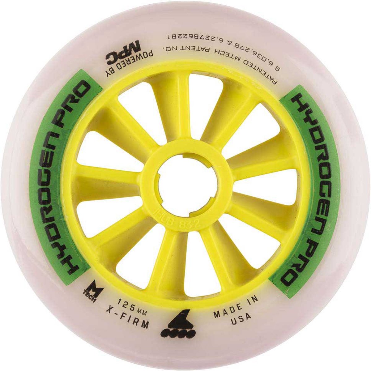 Rollerblade Hydrogen Pro 125 Mm X-firm Wiel Goud Skateonderdeel kopen online