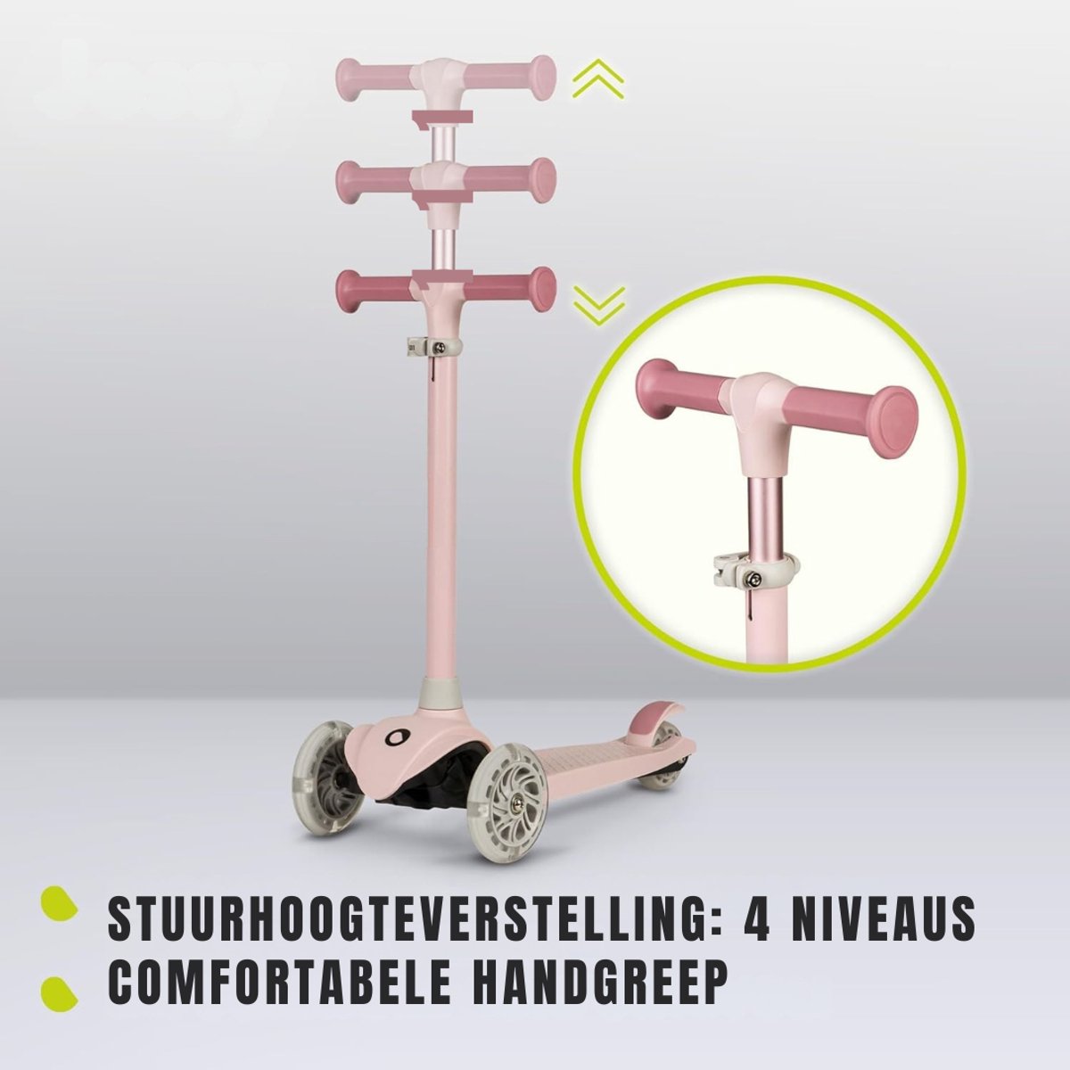 SCH® Kinderstep 3 Wielen - Kinderstep - Bruin - ‎ 26cm x 56cm x 67cm Step kopen online