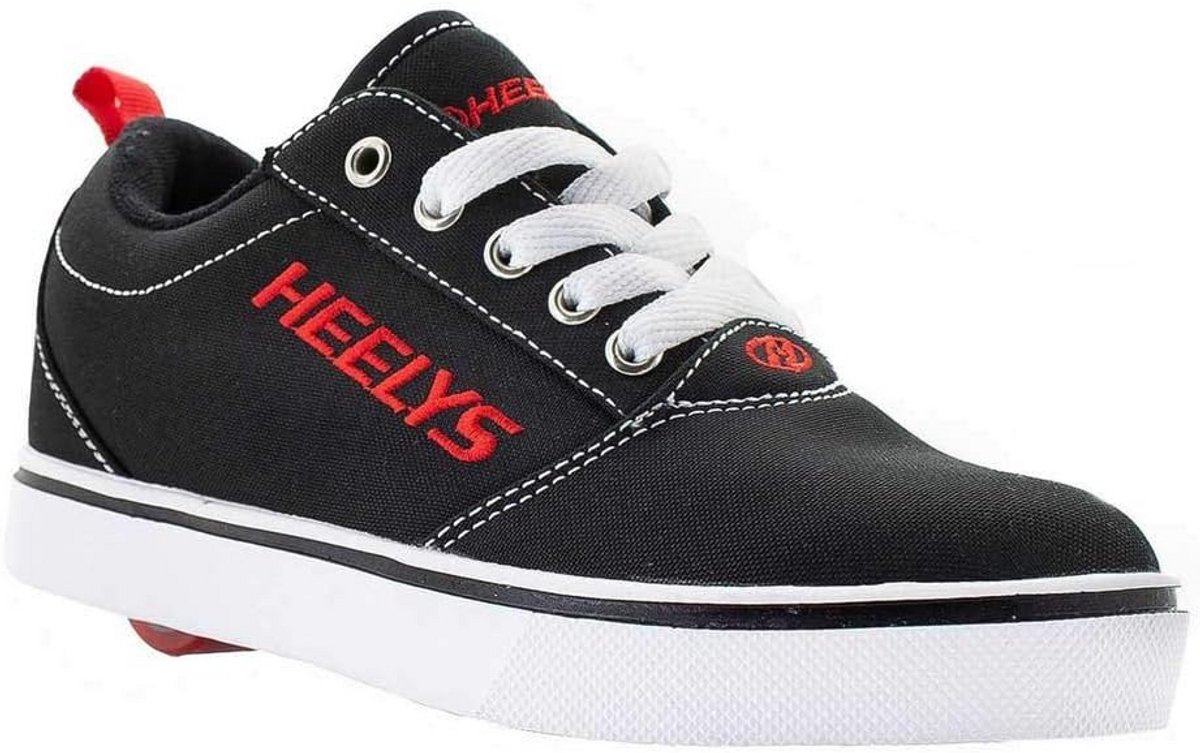 schoenen met wieltjes voor heren en dames zwart wit en rood