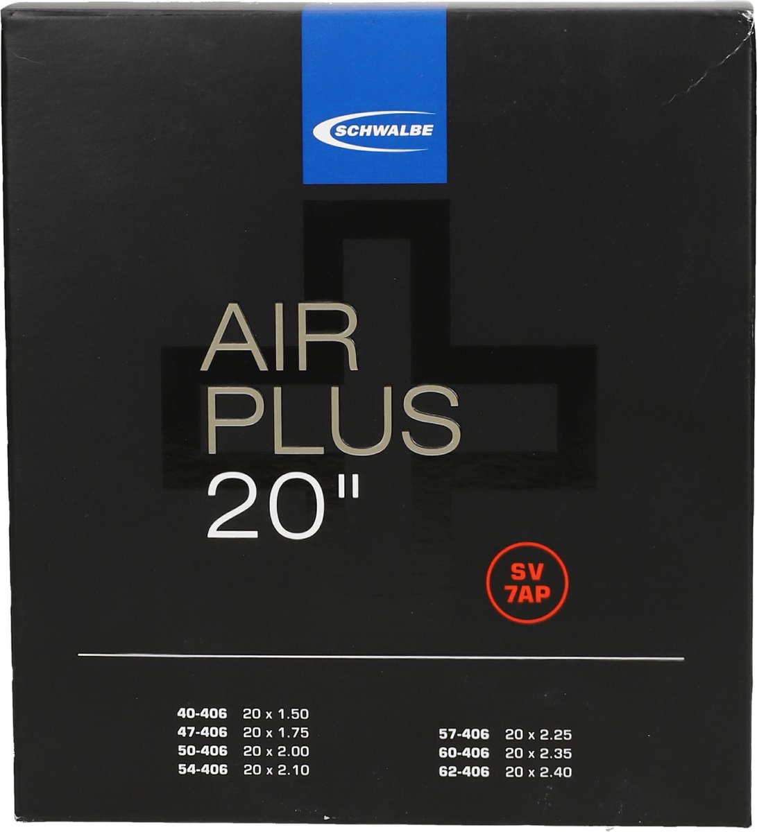 schwalbe binnenband 7ap 20 x 1 50 2 40 40 62 406 fv 40 mm