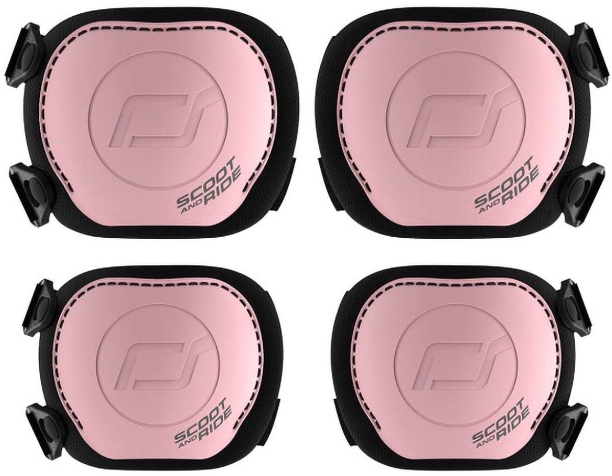 scoot and ride beschermset protective set xxs rose